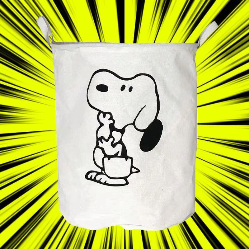 Home Edit Bathroom Storage - Keranjang Cucian Kain Katun Snoopy, Keranjang