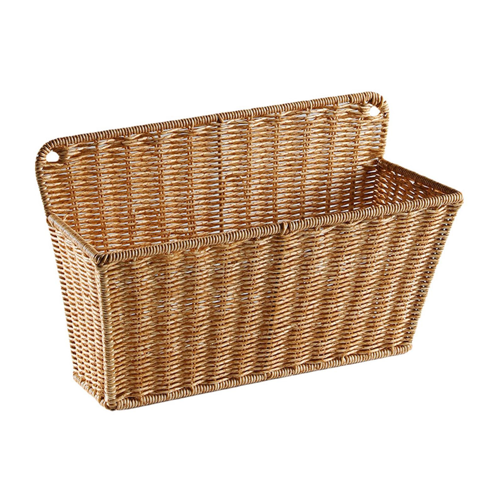 Home Essentials Bathroom Storage - Keranjang Penyimpanan Anyaman Gaya Skandinavia, Organizer