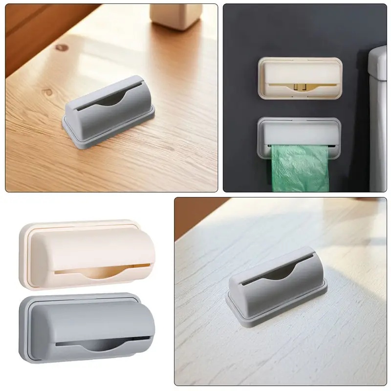 Home Bathroom Organizer - 1/2/3/4Pcs Dispenser Kantong Sampah Dinding, Organizer