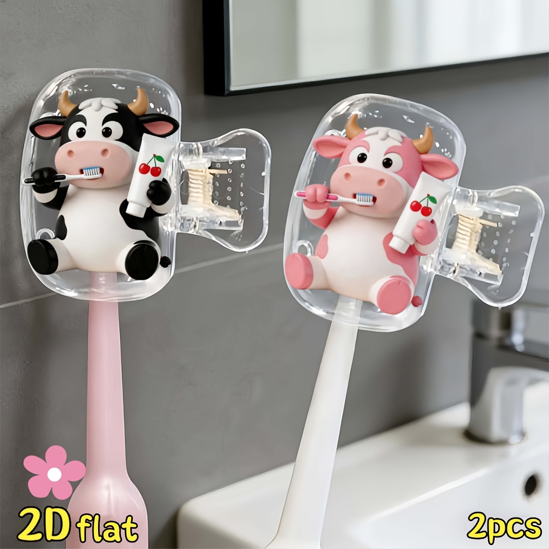 Home Essentials Bathroom Storage - 2 buah Tempat Sikat Gigi Berbentuk