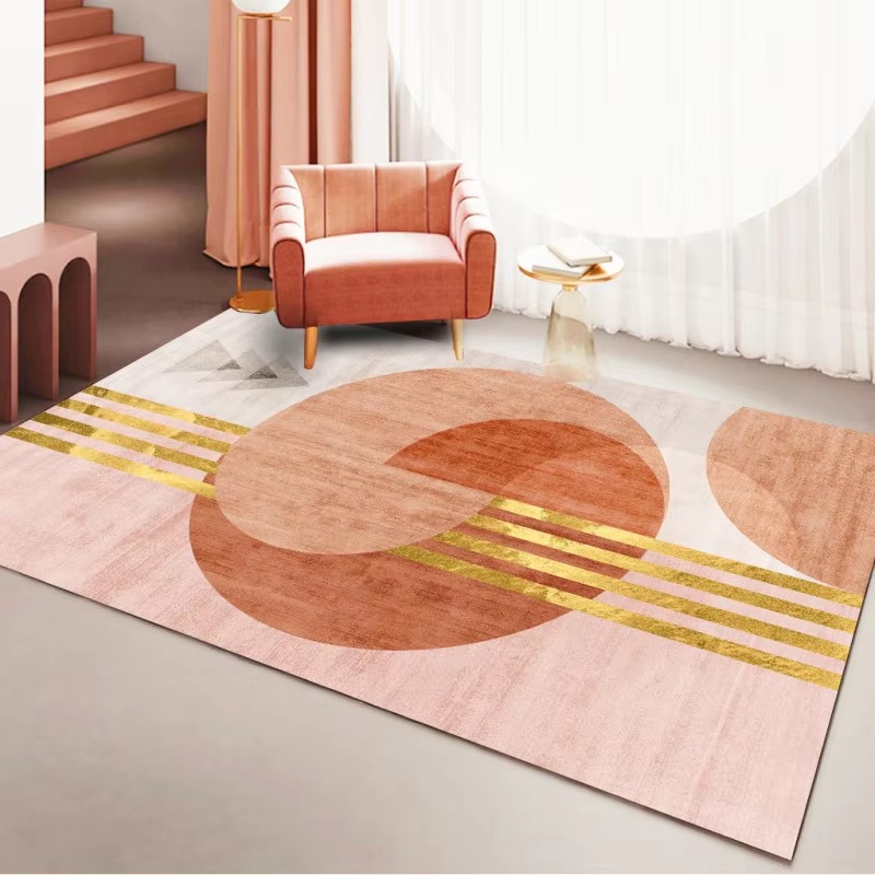 Home Bathroom Trends - Karpet Abstrak Berwarna Macaron dari VIKAMA