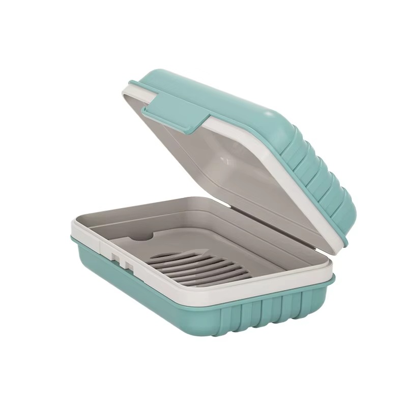 Wadah Sabun Plastik dengan Tut - Home Essentials Bathroom Storage ulasan dan harga