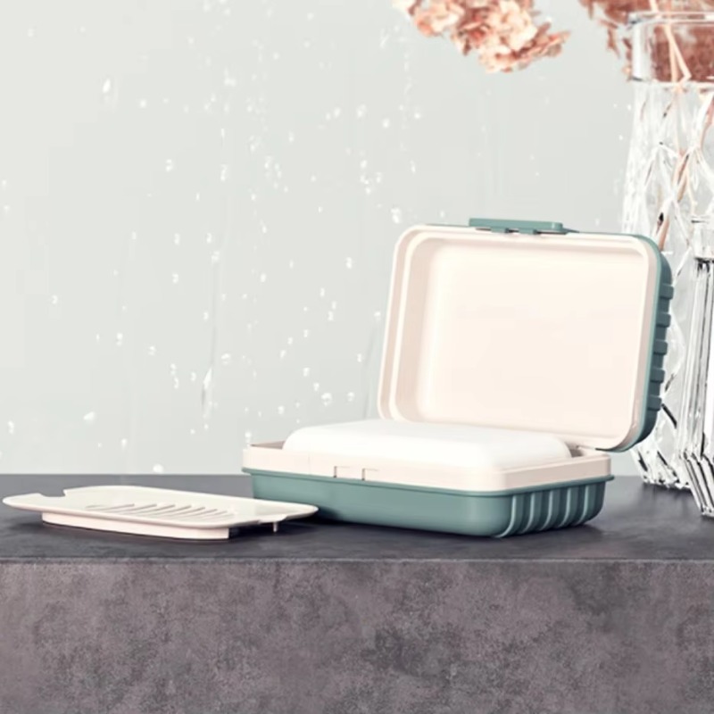 Wadah Sabun Plastik dengan Tut - Home Essentials Bathroom Storage ulasan dan harga