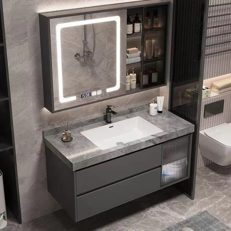 Lemari Kamar Mandi Mewah denga - Home Bathroom Vanity Combo ulasan dan harga