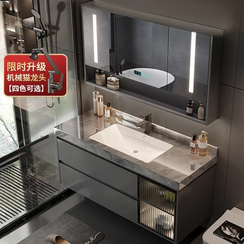 Lemari Kamar Mandi Mewah denga - Home Bathroom Vanity Combo ulasan dan harga
