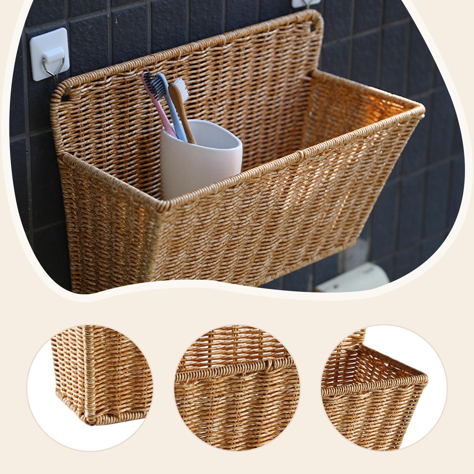 Keranjang Penyimpanan Anyaman  - Home Essentials Bathroom Storage ulasan dan harga