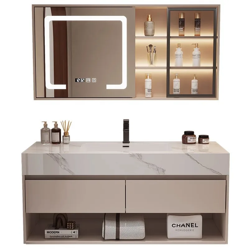 Meja Rias Kamar Mandi Modern d - Home Bathroom Vanity Combo ulasan dan harga
