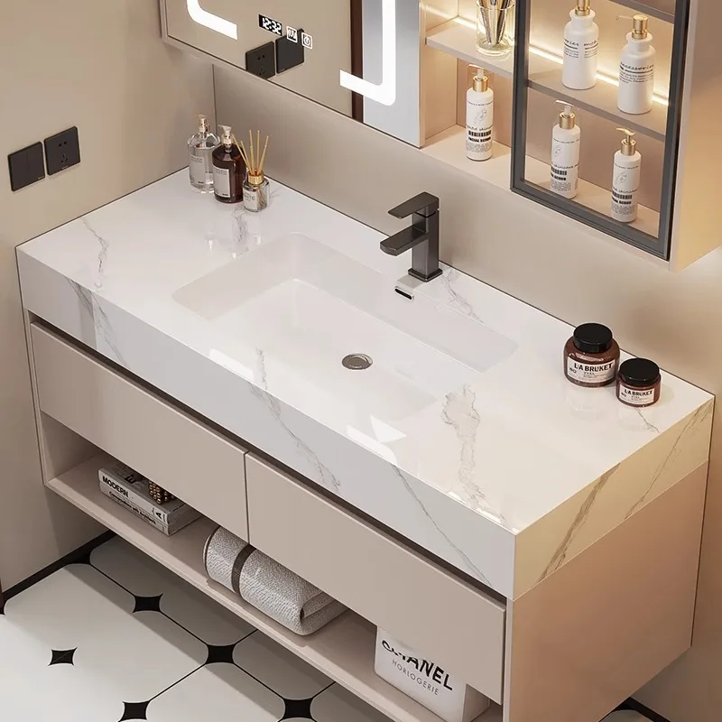 Meja Rias Kamar Mandi Modern d - Home Bathroom Vanity Combo ulasan dan harga