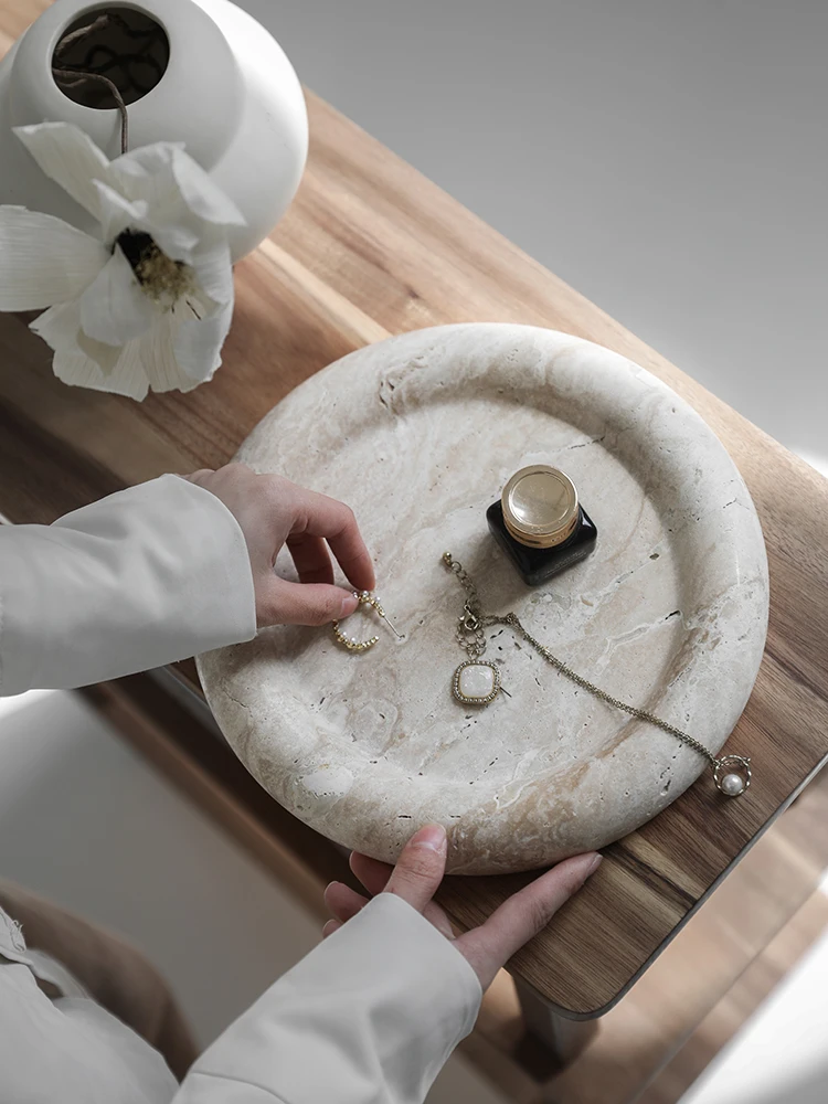 Nampan Sajian Travertine Beige - Home Bathroom Trends ulasan dan harga
