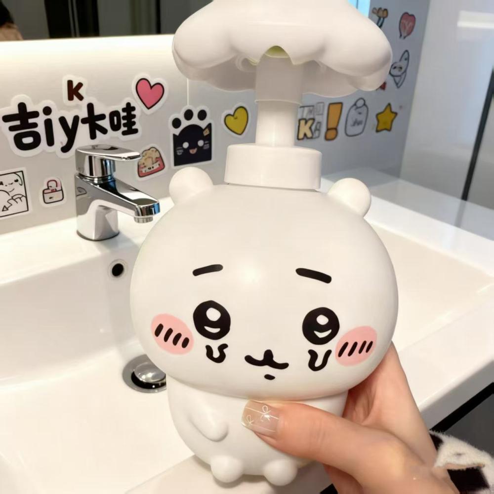 Botol Dispenser Hachiware Chii - Home Edit Bathroom Storage ulasan dan harga