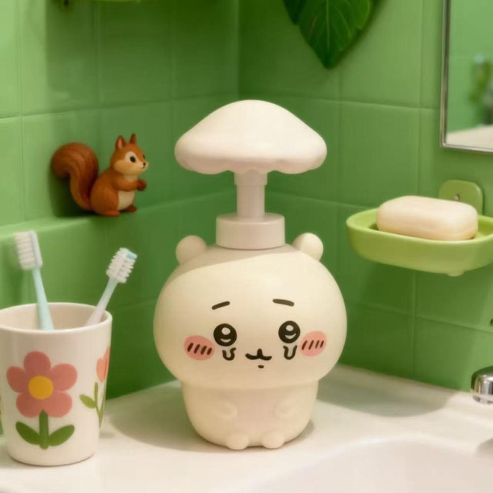 Botol Dispenser Hachiware Chii - Home Edit Bathroom Storage ulasan dan harga