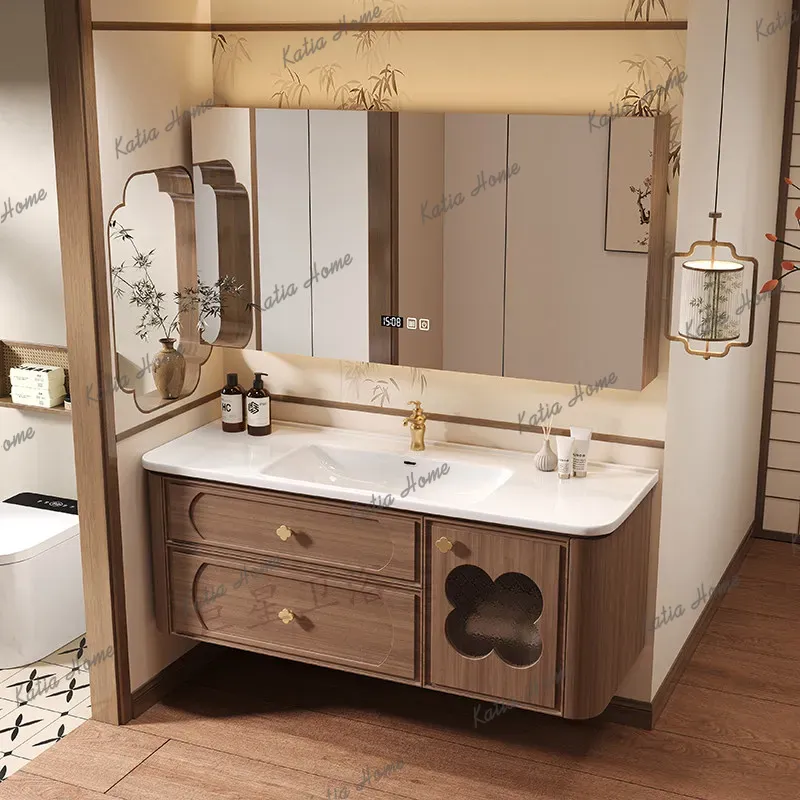 Lemari Kamar Mandi dan Meja Ri - Home Bathroom Vanity Combo ulasan dan harga