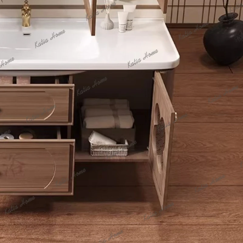Lemari Kamar Mandi dan Meja Ri - Home Bathroom Vanity Combo ulasan dan harga