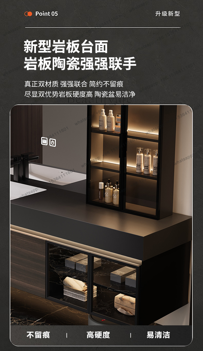 LJYOrganizer Lemari Kamar Mand - Home Bathroom Vanity Combo ulasan dan harga