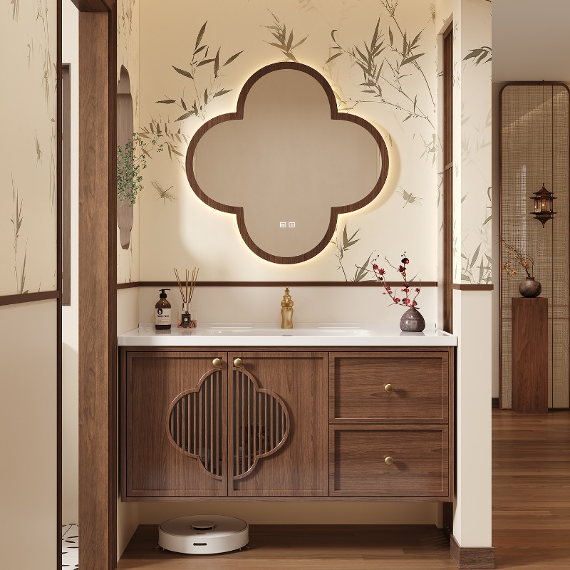 Lemari Modern Mewah dengan Lac - Home Bathroom Vanity Combo ulasan dan harga