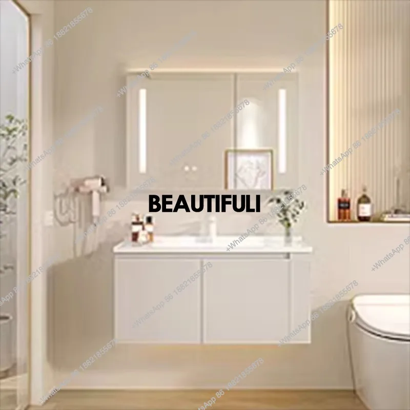 Rak Penyimpanan Cermin Toilet  - Home Bathroom Vanity Combo ulasan dan harga