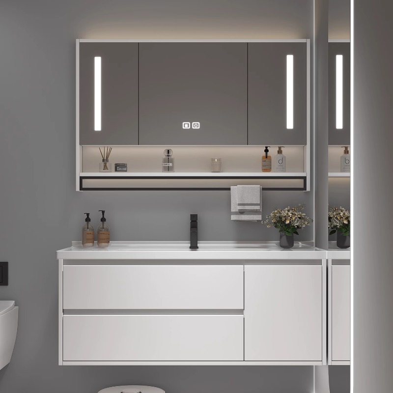 Meja Rias Kamar Mandi Keramik  - Home Bathroom Vanity Combo ulasan dan harga