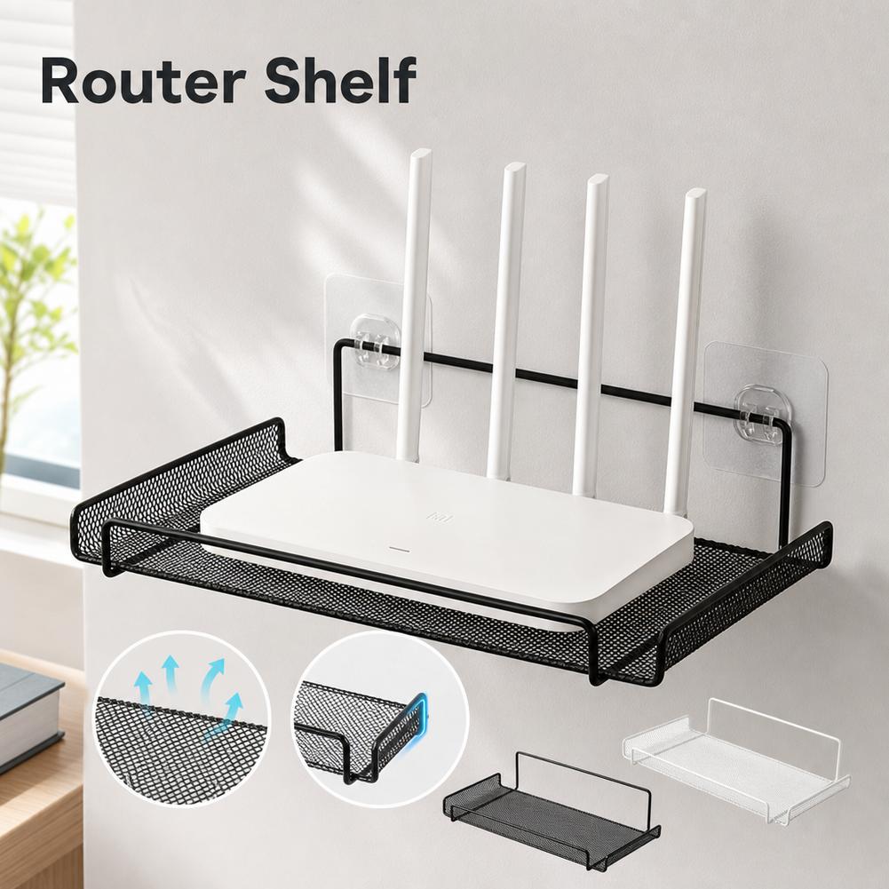 Rak Router Dinding Stainless S - Home Bathroom Organizer ulasan dan harga