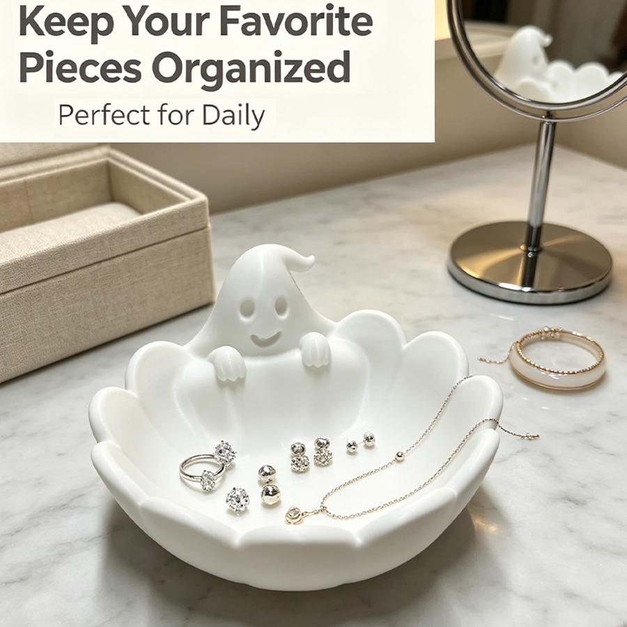Nampan Perhiasan 3D Bentuk Han - Home Essentials Bathroom Storage ulasan dan harga