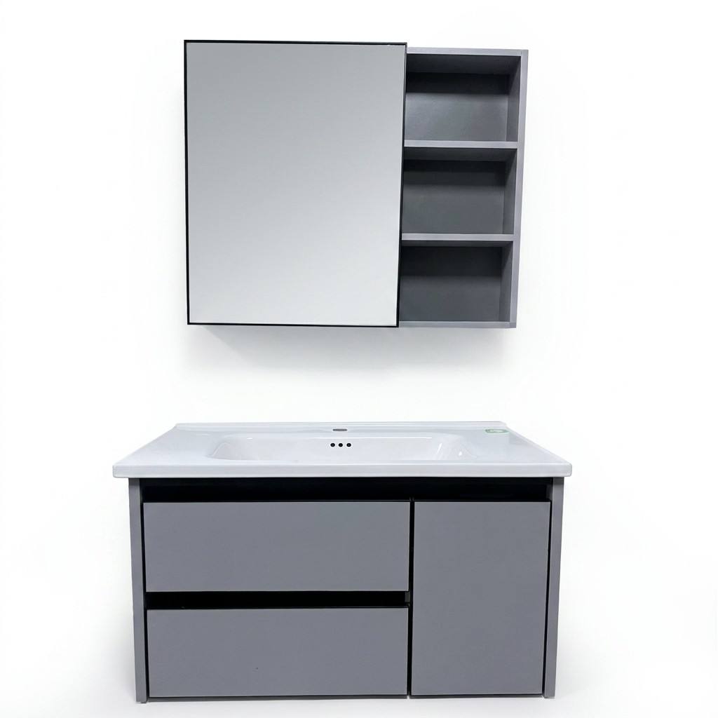 Kabinet Kamar Mandi Modern Ram - Home Bathroom Vanity Combo ulasan dan harga